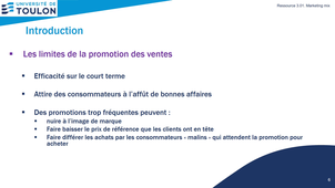 Chapitre 4- Définition de la promotion