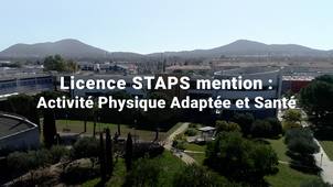 Licence STAPS mention : Activité Physique Adaptée et Santé