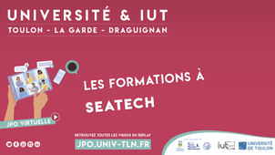 [Orientation TV] Découvrir les formations en Ingénieur SeaTech de l'Université de Toulon