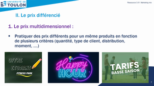 Marketing S3 – Chapitre 2.2. Prix différencié