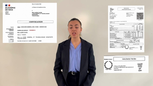 CV vidéo définitif dans le cadre d'une SAE