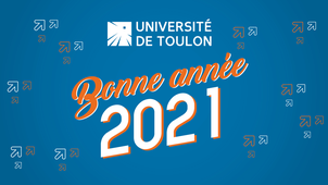 Carte de voeux 2021 de l'Université de Toulon