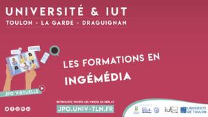 [Orientation TV] Découvrir les formations en Ingemedia de l'Université de Toulon