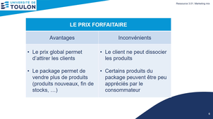 Chapitre 2 - I. Prix non différencié