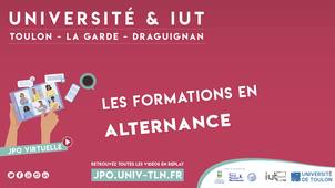 [Orientation TV] Découvrir l'alternance à l'Université de Toulon