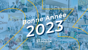 L'Université de Toulon vous souhaite une bonne année 2023