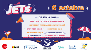 JET's 2022 : Journées des étudiants toulonnais à l'Université de Toulon
