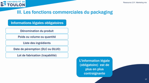 Marketing S2 - Chapitre 4. Le packaging - Vidéo 3