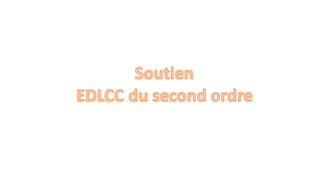 Soutien EDLCC