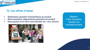 Chapitre 4 - III. et IV. Jeux et offre d'essai