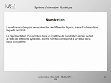 SIN1 Numération 1