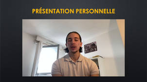 Rapport de stage Power Point Vidéo CARO Maxence L2 G28