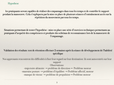 rapport d'étage