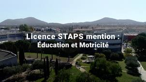 Licence STAPS mention : Éducation et Motricité