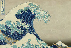 La Grande Vague de Kanagawa par Jules Mouillaud