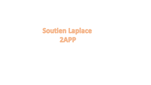 Soutien Transformation de Laplace
