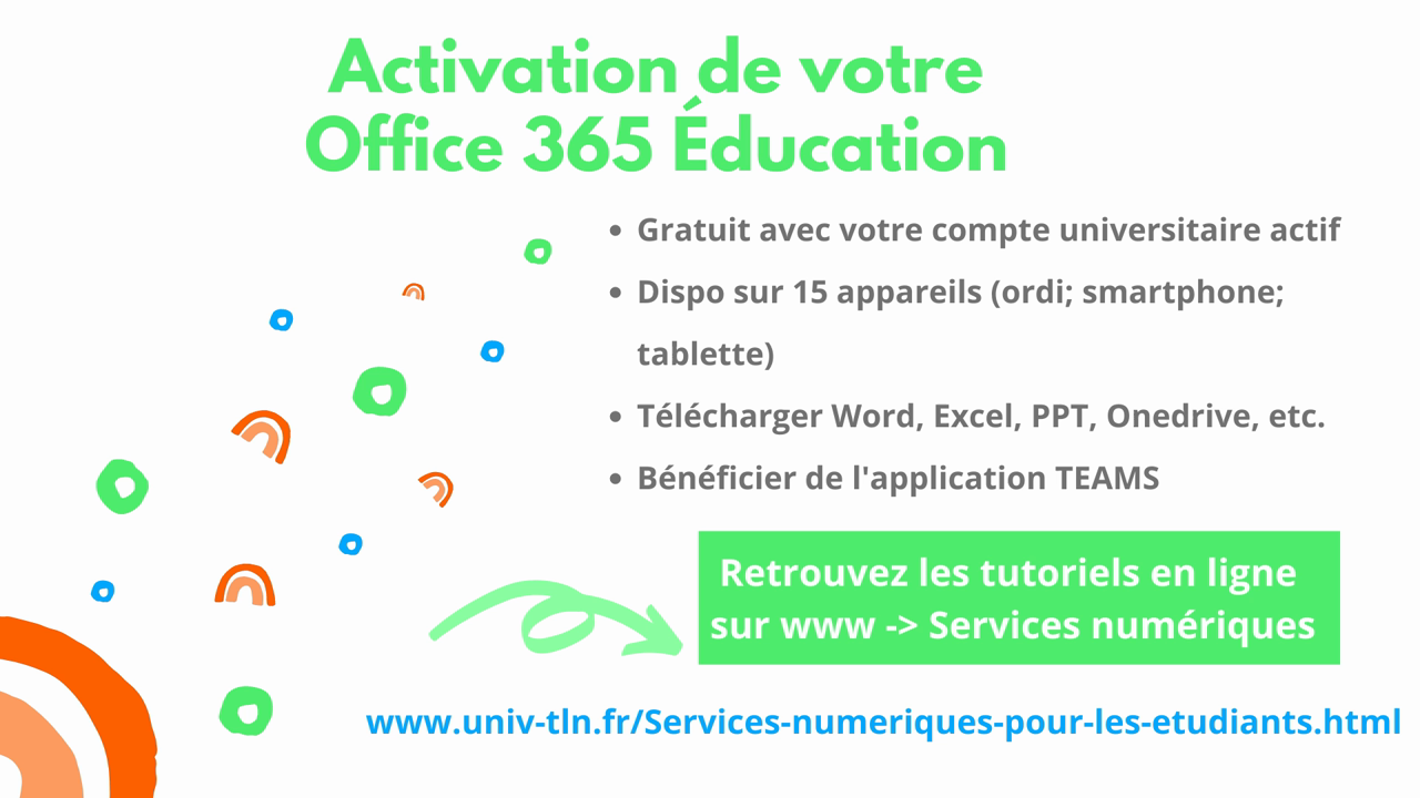  - Infos Compte Office 365 & Teams